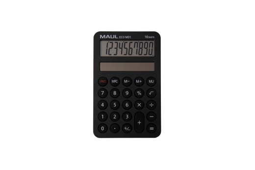MAUL Taschenrechner ECO MD 1, 10 Stellen, schwarz