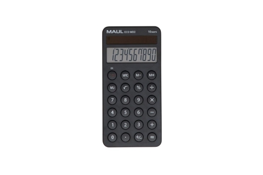 MAUL Taschenrechner ECO MD 2, 10 Stellen, schwarz