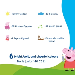 STAEDTLER Buntstift NJ Peppa 6ST 100% PEFC