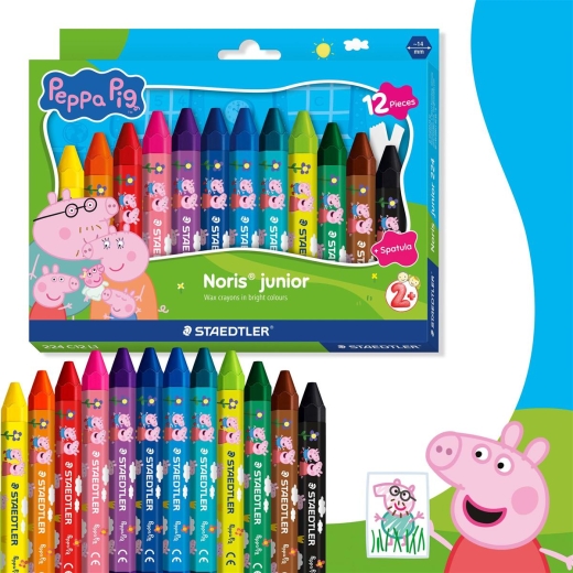 STAEDTLER Wachsmalkreide NJ Peppa 12ST Etui