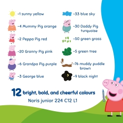 STAEDTLER Wachsmalkreide NJ Peppa 12ST Etui