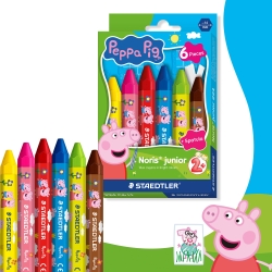 STAEDTLER Wachsmalkreide NJ Peppa 6ST Etui