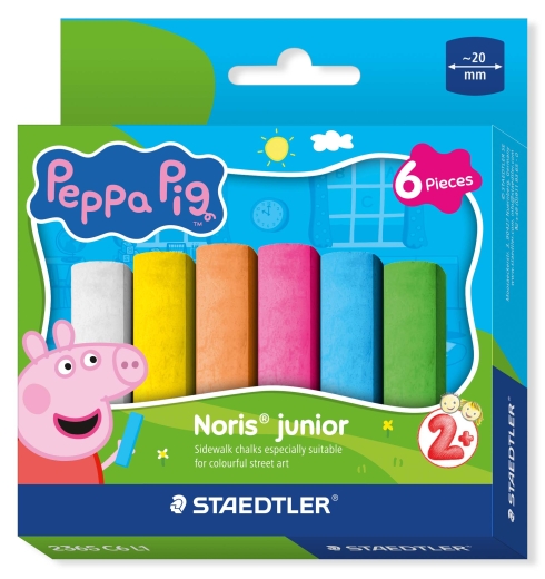 STAEDTLER Straßenmalkreide NJ Peppa 6ST Etui
