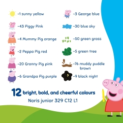 STAEDTLER Fasermaler NJ Peppa 12ST