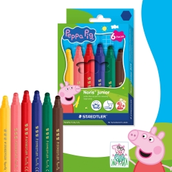 STAEDTLER Fasermaler NJ Peppa 6ST