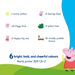 STAEDTLER Fasermaler NJ Peppa 6ST