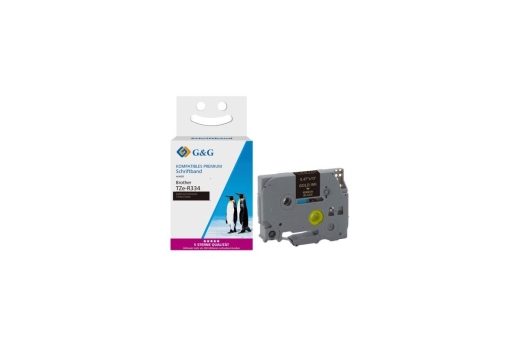 G&G Seiden Schriftband kompatibel mit Brother TZe-R334