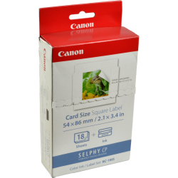 Canon Aufkleber KC-18IS 7429B001 5x5cm 18 Blatt incl....