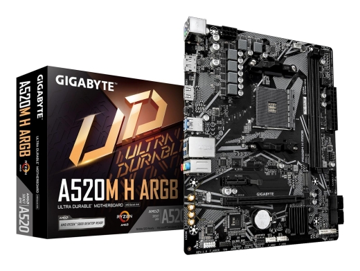Gigabyte A520M H ARGB (A520,AM4,mATX,DDR4)
