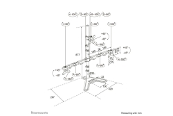 Neomounts Tischfuss 10-32 3TFT schwarz Max.5KG