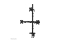 Neomounts TIS 10-32 3TFT 1Gelenk schw. Max.27KG