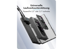 Geh. IcyBox Spade Base 388 für 2,5/3,5 SATA SSD/HDD