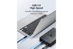 Geh. IcyBox Spade Base 388 für 2,5/3,5 SATA SSD/HDD