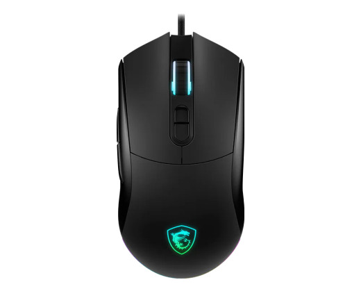 MSI Forge GM320 Gaming Maus, Black, USB