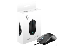MSI Forge GM320 Gaming Maus, Black, USB