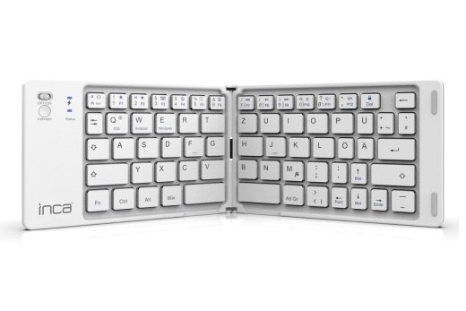 INCA Tastatur IBK-580BT BT5.0, Faltbar, schlank, USB-C