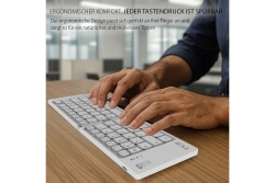 INCA Tastatur IBK-580BT BT5.0, Faltbar, schlank, USB-C