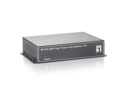 LevelOne PoE High-Power Splitter RJ45 100Mbps 30W schwarz