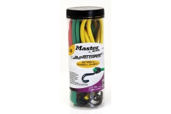 MASTER LOCK Gummi-Spannseile Haken Set - 6 Spannseile