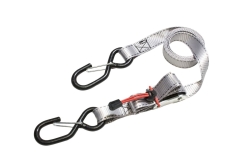 MASTER LOCK Spanngurt, S-Haken und Ratsche,1,80mx25 mm,4Stk