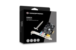 CONCEPTRONIC Sound PCIe-Karte 7.1CH S/PDIF bis 24Bit/192kHz
