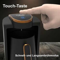 INCA Kaffeemaschine TURBO Wonder Serie Touch-Control sw