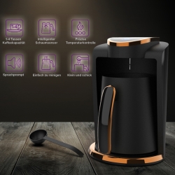 INCA Kaffeemaschine TURBO Wonder Serie Touch-Control sw