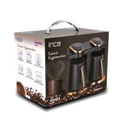INCA Kaffeemaschine TURBO Wonder Serie Touch-Control Duo sw