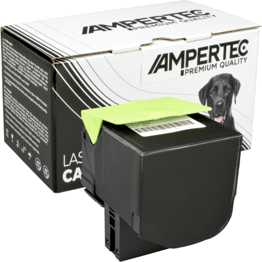 Ampertec Toner ersetzt Lexmark C242XK0 schwarz