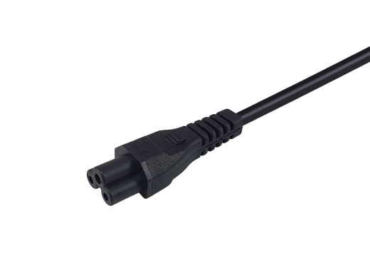 Equip Stromkabel T12 ->C5 Bu/St schwarz 1.80m PVC