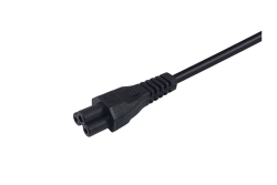 Equip Stromkabel T12 ->C5 Bu/St schwarz 3.00m PVC