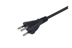 Equip Stromkabel T12 ->C5 Bu/St schwarz 3.00m PVC