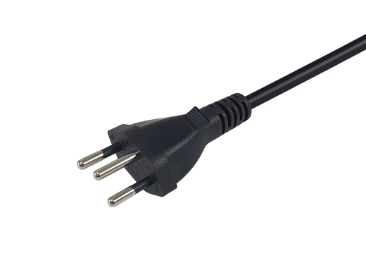 Equip Stromkabel T12 ->C5 Bu/St schwarz 5.00m PVC