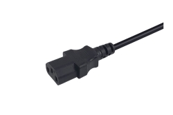 Equip Stromkabel C13 ->T12 Bu/St schwarz 1.80m PVC