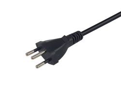 Equip Stromkabel C13 ->T12 Bu/St schwarz 5.00m PVC