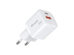 Equip Ladegerät 2Port USB-C PD3.0/USB-A GaN 20W...