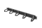 Equip 19 Kabelmanagement 5xPlastikringe Stahl 1U RAL9005