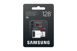 SD MicroSD Card 128GB Samsung SDXC T9 (2026) Reader retail