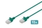 DIGITUS Patchkabel CAT 6 U-UTP Slim 0,5m Grün 10 Stück