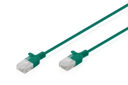 DIGITUS Patchkabel CAT 6 U-UTP Slim 1m Grün