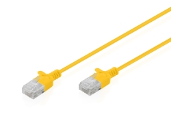 DIGITUS Patchkabel CAT 6 U-UTP Slim 1m Gelb