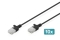 DIGITUS Patchkabel CAT 6 U-UTP Slim 1,5m Schwarz 10 Stück
