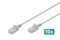 DIGITUS Patchkabel CAT 6 U-UTP Slim 2m Grau 10 Stück