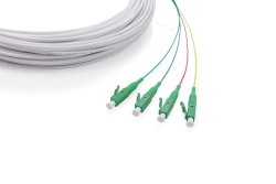 DIGITUS FTTH Kabel 4 LC/APC 50m Singlemode 4 Fasern