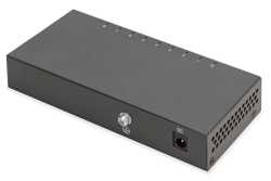 DIGITUS Switch 8-Port Gigabit Desktop, Unmanaged, Metallgeh.