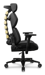 COUGAR Gaming-Stuhl Terminator Elite Gold, Schwarz