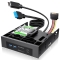 GRAUGEAR USB-HUB+Kartenleser Frontpanel m. 2,5 SSD Rahmen