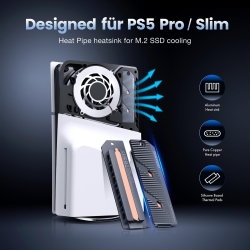 GRAUGEAR Kühlkörper SSD M.2NVMe PS5...