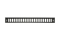 Equip 19 Patchpanel 24xSC-Duplex 1U Stahl sw