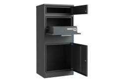 Phoenix Safe Paket Box PB1121AAK graphitgrau Schlüssel groß